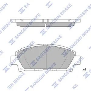 SANGSIN SP1466 Колодки торм.передние Toyota Rav 4 2.0VVT-I 06> Avensis 1.6VVTi-2.0VVTi 99-03