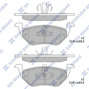 SANGSIN SP1498 Колодки торм.задние Ford Maverick 2.0-3.0, Mazda Tribute 2.33.0 04>
