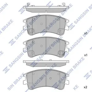 SANGSIN SP1518 Колодки торм.передние
