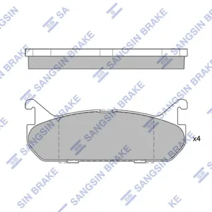 SANGSIN SP1526 Колодки торм.задние Mazda 323 1.8i1.6i 89-94, Suzuki Baleno 1.3-1.9TD 95>