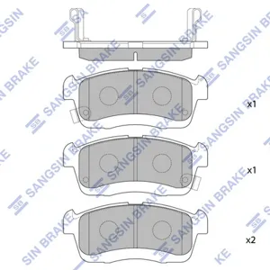 SANGSIN SP1550 Колодки торм.передние Suzuki Ignis 1.3 00-03