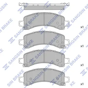 SANGSIN SP1558 Колодки торм.задние Chevrolet Tahoe 95>Suburban 00>Avalanche 02>