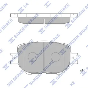 SANGSIN SP1566 Колодки торм.передние Toyota Corolla Corolla Verso 1.8-2.0D 02>