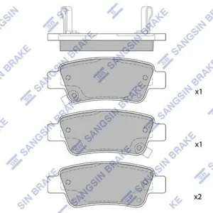 SANGSIN SP1568 Колодки торм.задние Honda CR-V 2.02.2D2.4 06>
