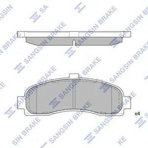 SANGSIN SP1586 Колодки торм.передние Nissan Micra 1.0i-1.5D92-03