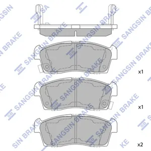 SANGSIN SP1592A Колодки торм.передние Mitsubishi i-MiEV 09>
