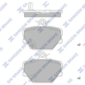 SANGSIN SP1674 Колодки торм.передние Smart 0.6-0.8CDi 98>