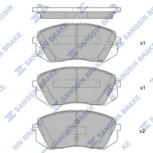 SANGSIN SP1683 Колодки торм.передние Hyundai i40 12>, Kia Sportage 10>
