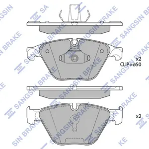 SANGSIN SP1695 Колодки торм.передние BMW F07GT F10,F11 2.8i2.5d3.0d 10>