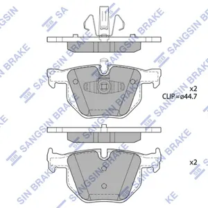 SANGSIN SP1696 Колодки торм.задние BMW 320D (E90) 05-11