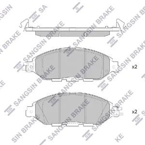 SANGSIN SP1713 Колодки торм.передние Nissan Pathfinder ,R52 2012- Infiniti JXQX 3.5 12-> Infiniti QX60 3.5 2012 -