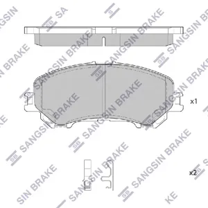 SANGSIN SP1715 Колодки торм.передние