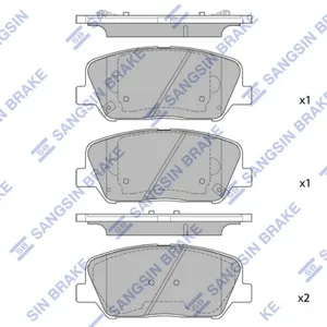 SANGSIN SP1721 Колодки торм.передние Kia Optima, Hyundai Genesis Veloster 2.0 10>