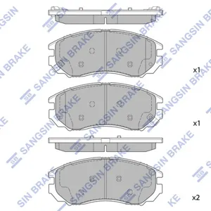 SANGSIN SP1723 Колодки торм.передние Hyundai Sonata IV 2.0i2.7 01>