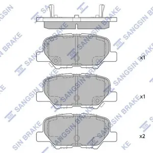 SANGSIN SP1731 Колодки торм.задние