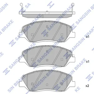 SANGSIN SP1733 Колодки торм.передние Hyundai Santa Fe 2.2CRDi2.7i 05>