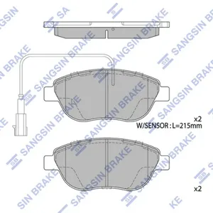 SANGSIN SP1746 Колодки торм.передние Fiat DobloStilo 01-07