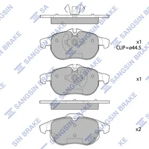 SANGSIN SP1758 Колодки торм.передние Opel Vectra C 2.2 16v 02-08
