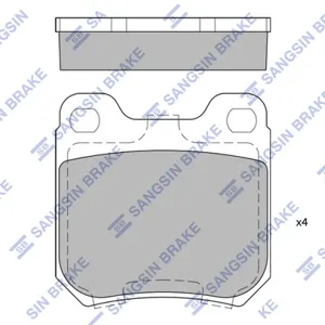 SANGSIN SP1760 Колодки торм.задние Opel Omega AB Vectra В 1.6-2.2DTi 87-03