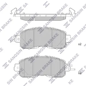 SANGSIN SP1765 Колодки торм.передние