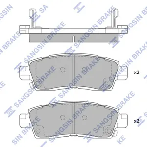 SANGSIN SP1783 Колодки торм.задние Chevrolet Trailblazer , Saab 9-7 4.2-5.3i 02>