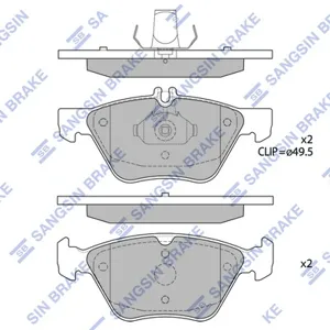 SANGSIN SP1797A Колодки торм.передние MB W210 2.0T-3.22.5TD2.7CDi 96-02С208 2.02.3 97-02