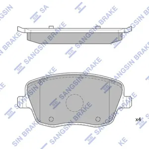 SANGSIN SP1806 Колодки торм.передние с датчиком Skoda Fabia 2.0i 16V 01>