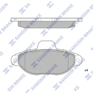 SANGSIN SP1807A Колодки торм.передние Fiat PuntoSiecento, Lancia Y 1.11.2 93>