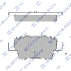 SANGSIN SP1809 Колодки торм.задние Fiat Grand e Punto 1.41.6D1.9D 05>, Opel Corsa D 06>