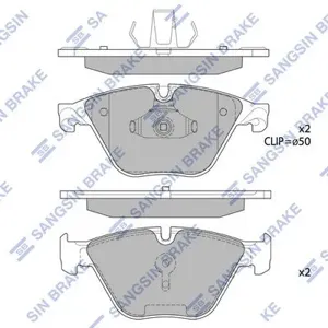 SANGSIN SP1821 Колодки торм.передние BMW F07GT F10,F11 2.8i2.5d3.0d 10>