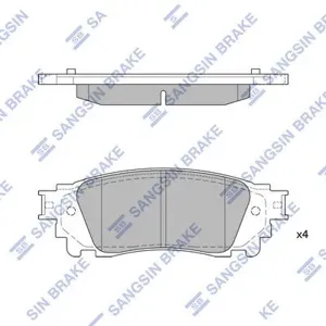 SANGSIN SP1827 SP1827 колодки дисковые задние Lexus NX200/NX300 15>