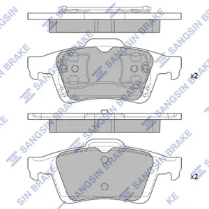 SANGSIN SP1834 Колодки торм.задние Nissan Primera P12 02>