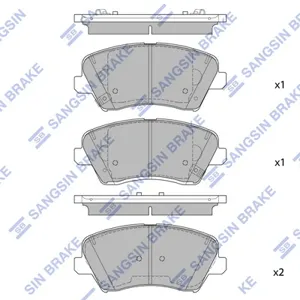 SANGSIN SP1842 Колодки торм.передние Hyundai i30 12> Veloster DOHC-GDI 16>