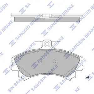 SANGSIN SP1859 Колодки торм.передние Mitsubishi Carisma 1.8GDi1.9GDi 95>, Volvo S40 95-97