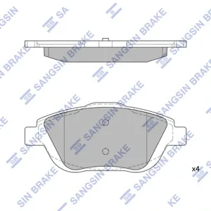 SANGSIN SP1880 Колодки торм.передние Citroen C3 Picasso 1.21.6HDi 09>