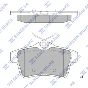 SANGSIN SP1881 Колодки торм.задние . Citroen C4, Peugeot 30085008 1.6i1.6-2.0HDi 09>