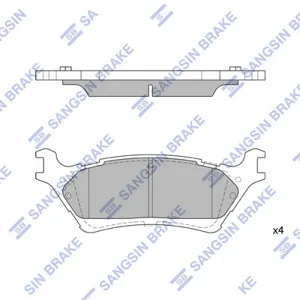 SANGSIN SP1908 Колодки торм.задние Ford F-150 12-14