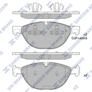 SANGSIN SP1924 Колодки торм.передние BMW X5X6 E70E71 4.8i5.0i3.0D 07>