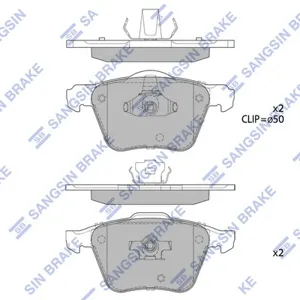 SANGSIN SP1932 Колодки торм.передние Volvo XC90 2.5iT3.2 T6 02>