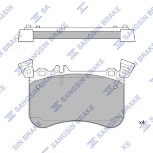 SANGSIN SP1954A Колодки торм. Mercedes A45 AMG 4- перед.