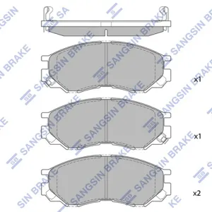 SANGSIN SP2011 Колодки торм.передние Mitsubishi L200L300Space Gear 2.0i-2.5DTD &16V 94>
