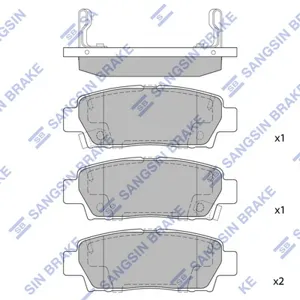 SANGSIN SP2022 Колодки торм.передние Toyota Camry 3.0 91-96 Celica 2.0 93-99