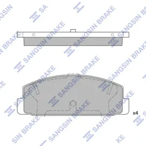 SANGSIN SP2028 Колодки торм.задние Mazda 323 1.4-2.0TD 98-036 1.8-2.0D 02>