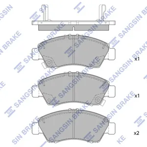 SANGSIN SP2032A Колодки торм.передние Honda Civic 1.3i-1.6i &16V 91-01