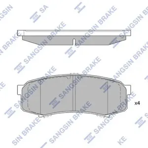 SANGSIN SP2040 Колодки торм.задние Toyota Land Cruiser 4.2 84- Mitsubishi Pajero IV 3.2-3.8