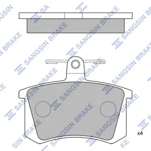SANGSIN SP2050 Колодки торм.задние Audi 80 (B4)