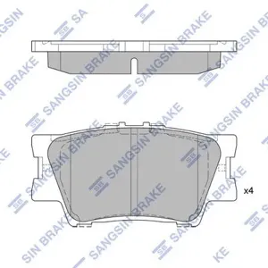 SANGSIN SP2081 Колодки торм.задние Toyota Camry 06 Rav 4 2.43.5i2.4D 4WD 06> Lexus ES (V4) 3.5