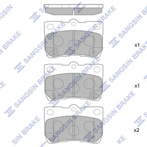 SANGSIN SP2083 Колодки торм.задние 88.3x15.5x58.2 Lexus GS 450h460IS 2.52.2D 05>