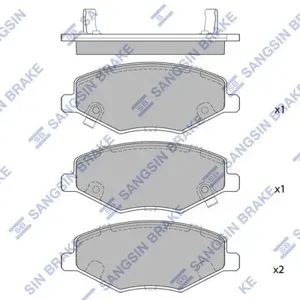 SANGSIN SP2092 Колодки торм.передние