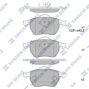 SANGSIN SP2097A Колодки торм.передние Audi A3 1.8T, VW Golf III-IV Passat 1.8T-2.9 96>